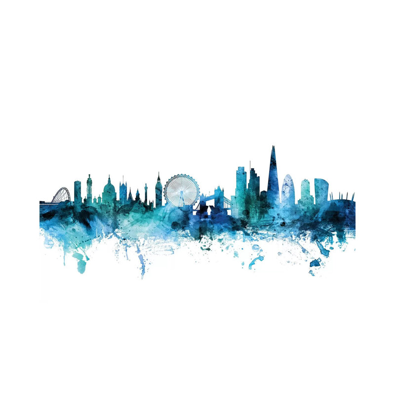 London, England Skyline by Michael Tompsett - Wrapped Canvas Gallery-Wrapped Canvas Giclée, 152.5 cm H x 101.5 cm W