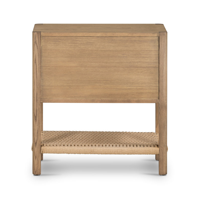 Zuma 2 - Drawer Nightstand, Dune Ash
