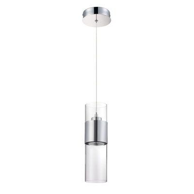Luminaire suspendu cylindrique 1 lumière Dulcinée