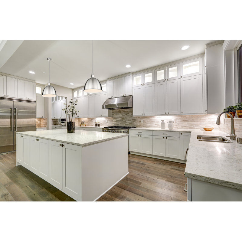 Waldon 1-Light Dimmable Single Pendant , Brushed Nickel, 12.5" H x 12.5" W