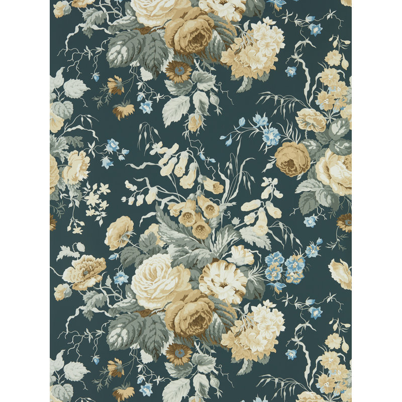 Stapleton Park Wallpaper, Ink/Broncho