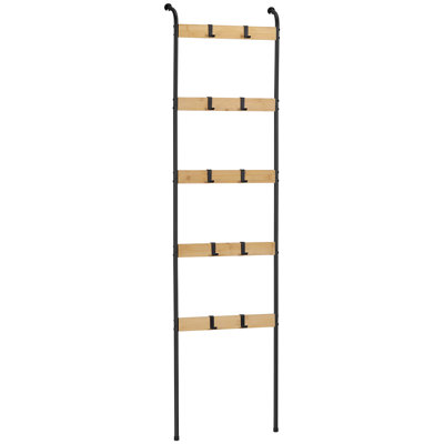 Tablette d'escalier en bambou noir