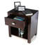 DelaRosa 58.42cm W Solid Wood Bedside Table
