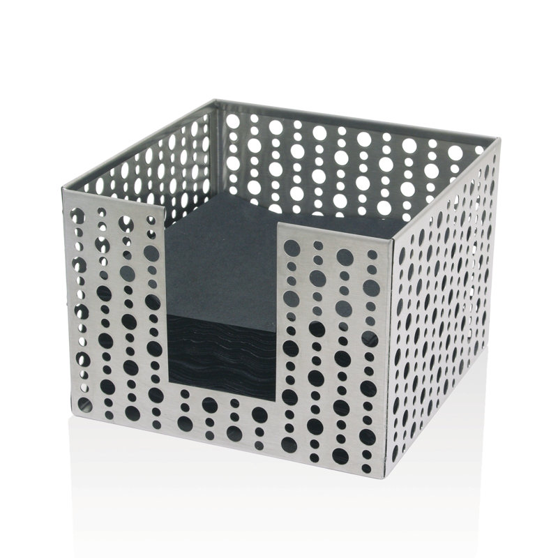 Porte-serviettes à points Stainless Steel, Argent