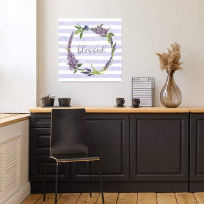 Lavender Blessed Delicate Elegant Ethereal Lavender Lilac Nature Spring Wall Art