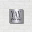 «Yay, You'Re Here!» par Imparfect Dust, art mural en métal, 12 po x 12 po-106052442