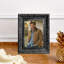 Cadre 3 photos noir moderne classique 5 "x 7" avec affichage horizontal ou vertical