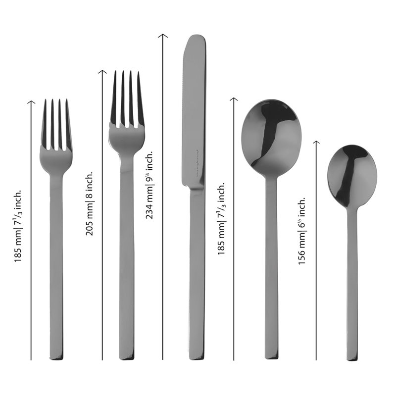 MEPRA Stile By Pininfarina Stainless Steel Flatware Set - Service for 4