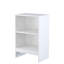 Compact Baby Changing Table with 2 Open Storage Shelves – White-1242363526
