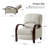 Hardge Genuine Leather Manual Standard Recliner-1738687456