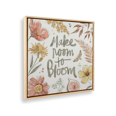 Botanical Encouragement II Print on Canvas