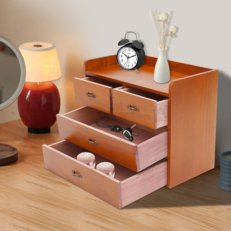 Desk Organizer With 4 Drawers