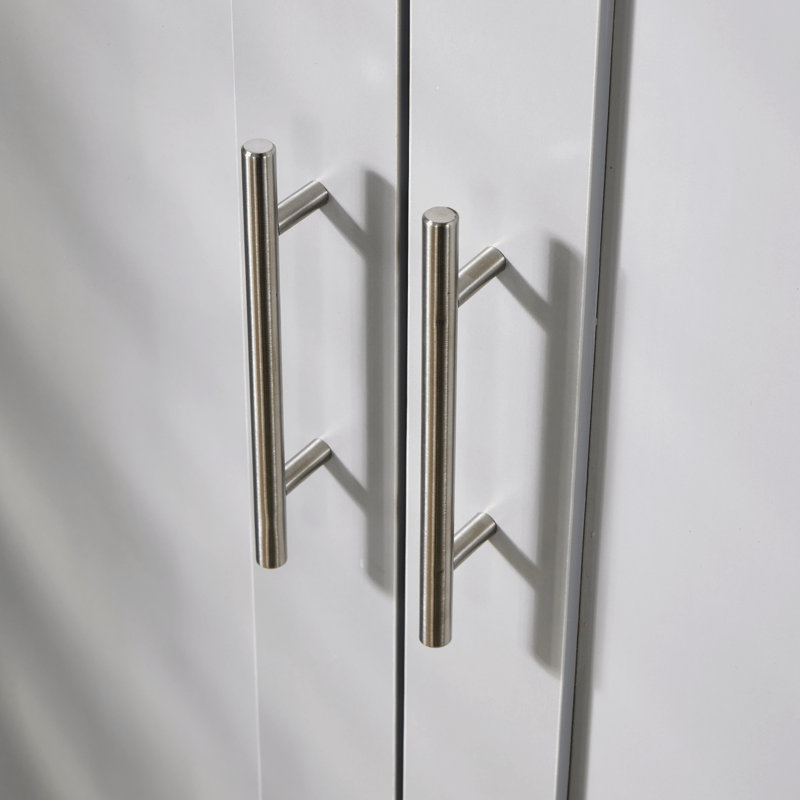 Camden 3 Door Bedroom Storage Wardrobe, Grey