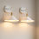 Modern Wall Sconces 2-Pack Battery Operated Tradictional Armed Sconce
