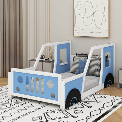 Lit plateforme simple avec roulettes Classic