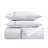 Vera Wang Lattice Solid White Cotton 7 Piece Duvet Cover Set-85104703
