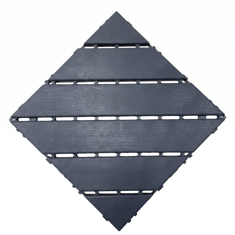 Carreaux de terrasse extérieurs imperméables et imperméables avec emboîtement et drainage rapide, Quatre planches
