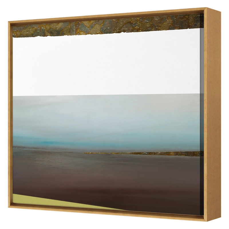 One With All Print by Lesley Frenz, Gold, 50" H x 50" W x 2" D