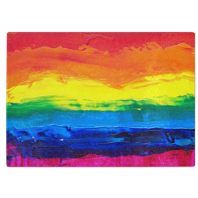 Tempered Glass Art Painting Vol.348 Chopping Board, 28.5 cm W x 20 cm L