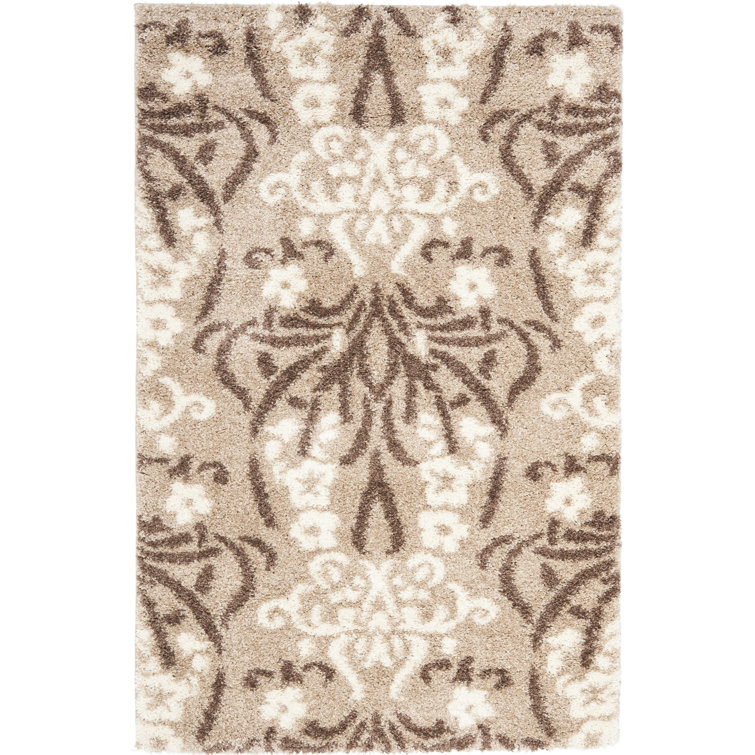 Flanery Shag Performance Floral Rug
