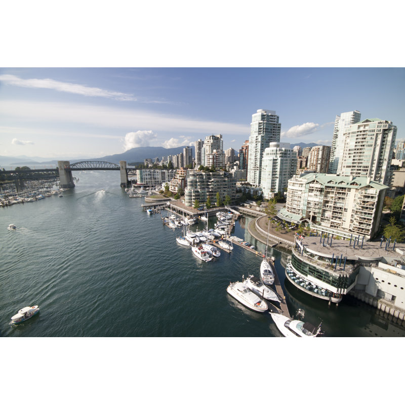 False Creek - Vancouver by Cisilya - Wrapped Canvas Print, 30cm H x 46cm W