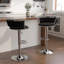 Christal Height Adjustable Swivel Bar Stool-377126500-377126498