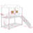 Alexsi Twin Over Twin Metal Bunk Bed ,Metal Housebed With Slide-983527485-983527483