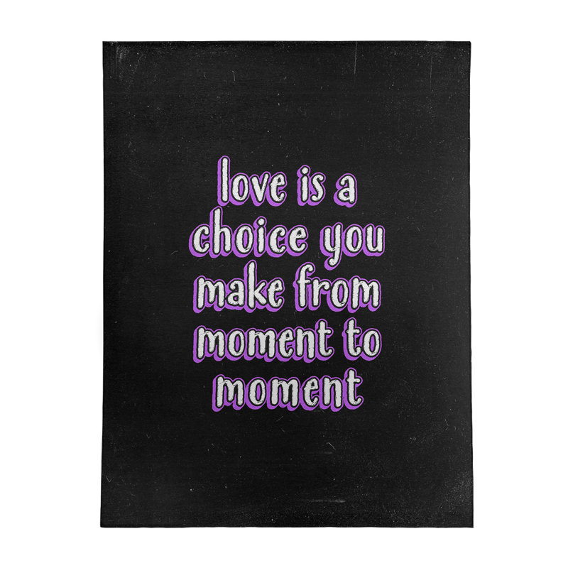Quotes Chenille Indoor Rug, Rectangle 8' x 10'