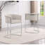 Tabouret de bar et chaises à hauteur comptoir avec revêtement en tissu Boucle et base chromée-265404817-265404816-204015100