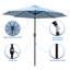 Parasol de marché 9 pi Juri-230928126