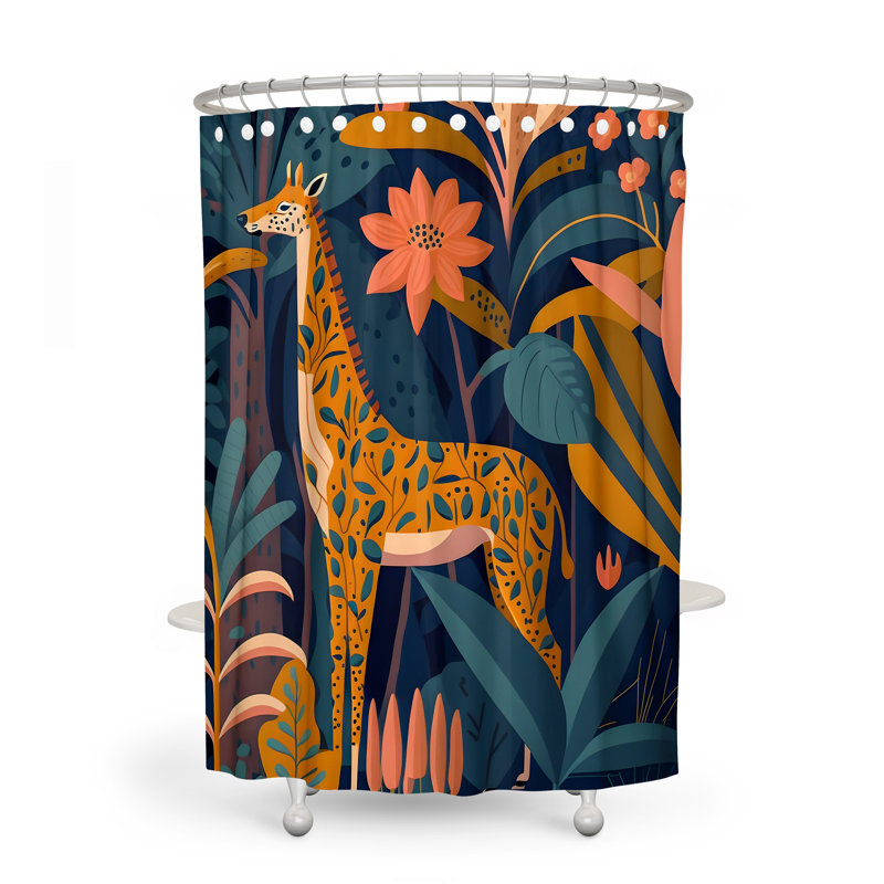 Elkhorn Shower Curtain, 72" H x 70" W
