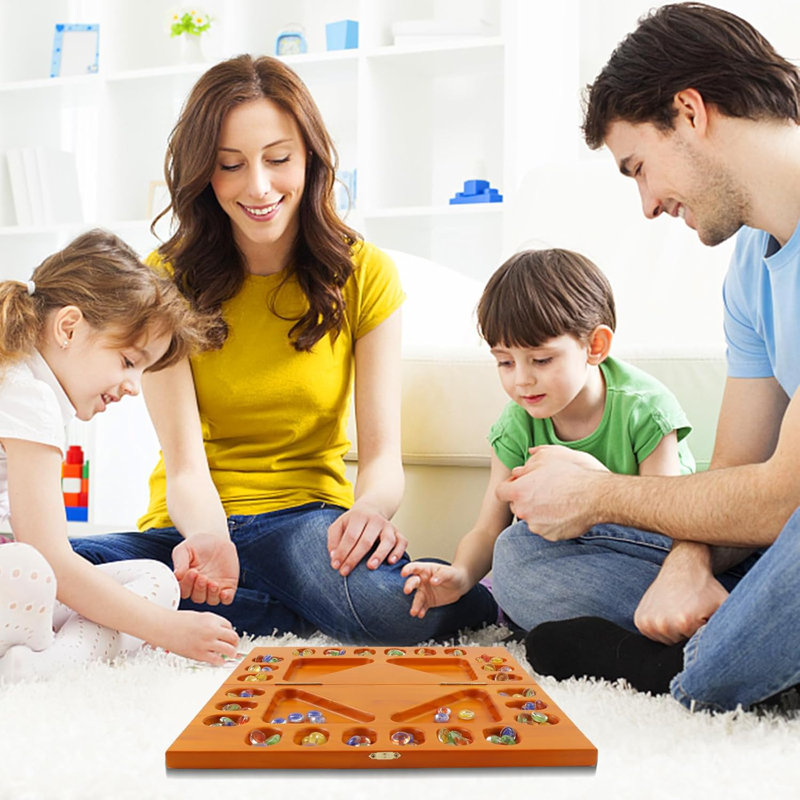Jeu de 4 joueurs Mancala, Chêne