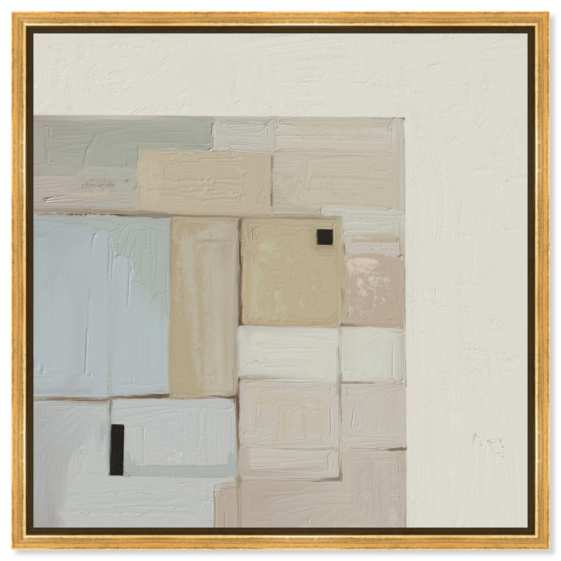 Softness Print by Oliver Gal, 17"H x 17"W, Gold Floater Frame