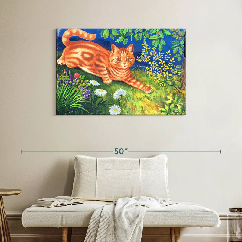 Cat Stalking, 26" H x 39" W