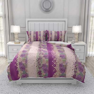 Polyester Floral Duvet Cover