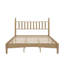 Grand lit plateforme en bois