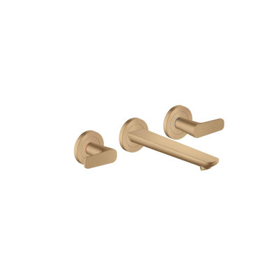 AXOR Citterio C Wall-Mounted Widespread Faucet- Cubic Cut, 1.2 GPM
