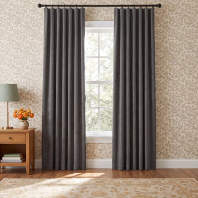 Varenna Ramie Curtain in Stonewash