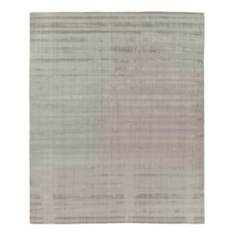 Robin Striped Area Rug in Taupe, Rectangle 9' x 12'
