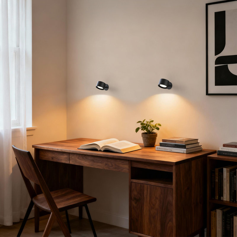 Appliques magnétiques sous-armoire rotatives à 360 °