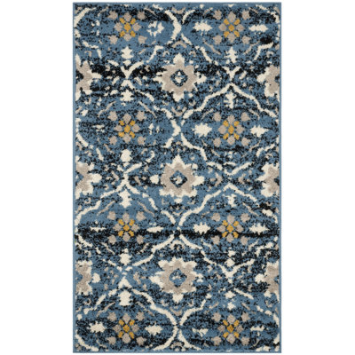 Holzer Floral Hand Woven Area Rug