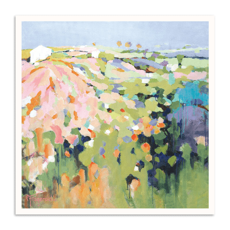 Magnifique by Catherine Fitzgerald - Painting, Unframed, 41cm H x 41cm W x 0.25cm D