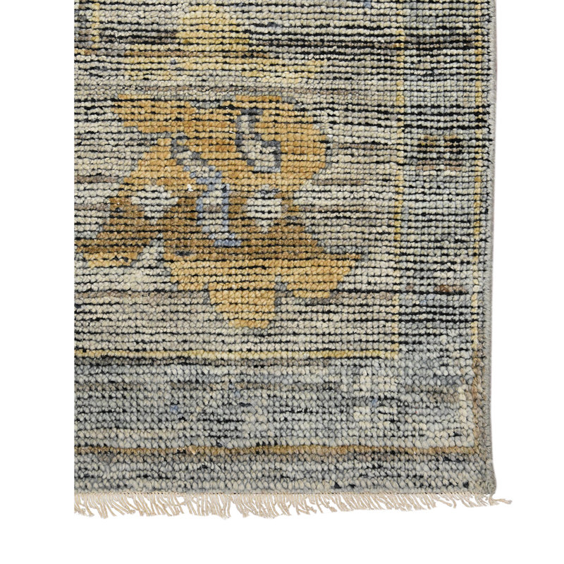 Wool Geometric Area Rug, Rectangle 10' x 14'
