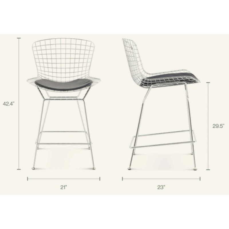 Tabourets de bar modernes et minimalistes, Noir