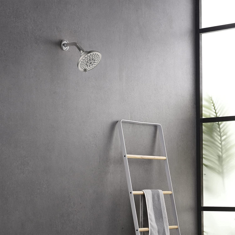 Pomme de douche réglable, Nickel brossé
