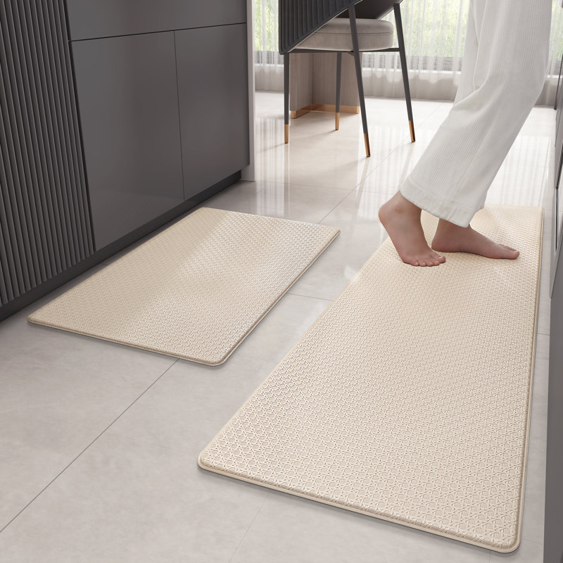 Tapis anti-fatigue Agilmar, Tapis de couloir 1 pi 4 po x 4 pi 9 po et 1 pi 4 p, Beige