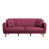 100 % lin rouge bordeaux est en rupture de stock