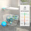 Toilette intelligente de qualité supérieure avec bidet, hauteur de chaise ADA, couvercle à ouverture automatique, stérilisateur UV, désodorisant, siège chauffant allongé, double chasse intelligente 1,0 / 1,28 gallon par chasse, laveuse / sécheuse chaude, capteur de pied, télécommande