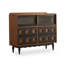 Buffet en bois massif noir