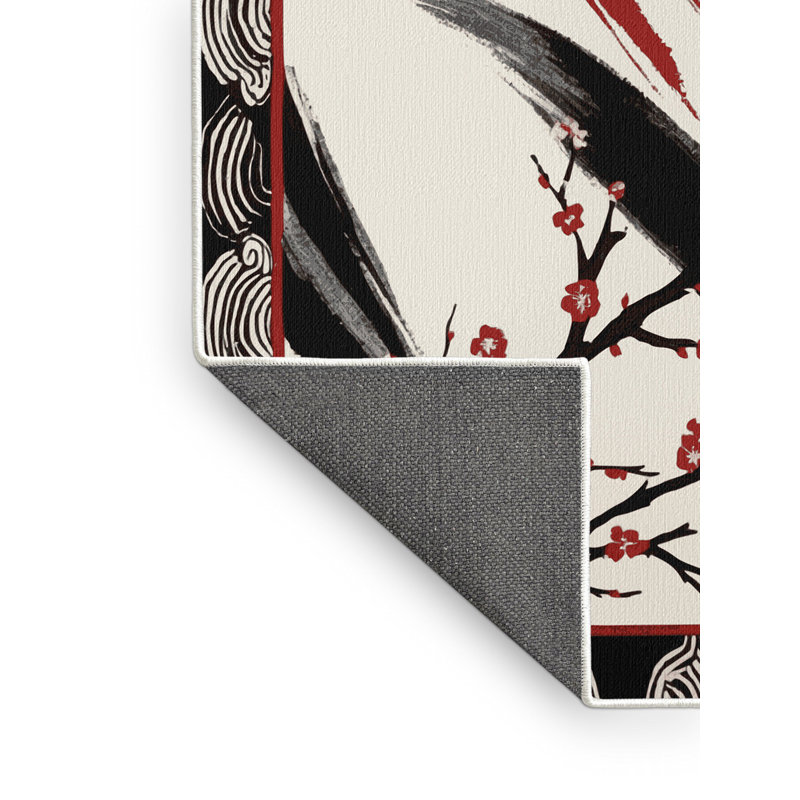 Cherry Breeze Rug, Square 7'